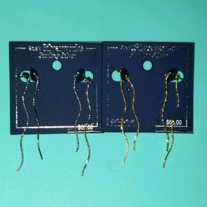 NWT Belk Double Dangle Earrings 2 Pairs